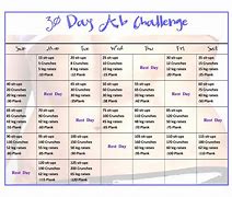 Image result for 30-Day AB Challenge