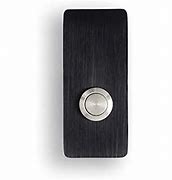 Image result for Black Doorbell Button