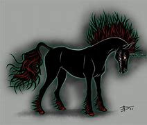 Image result for Dark Unicorn Drawing