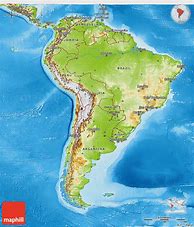 Image result for Relief Map of South America
