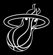 Image result for Miami Heat Black and White