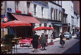 Image result for The Streets of Paris in the 1960s