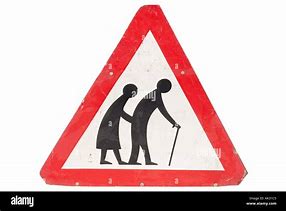 Image result for Old People Crossing Sign