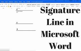 Image result for Signature Page Language Template Word