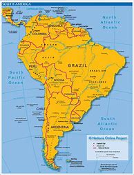 Image result for South America Full Map