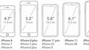 Image result for iPhone 8 Size Comparison iPhone 6