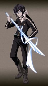 Image result for Anime Boy with Blue Hair and Sword