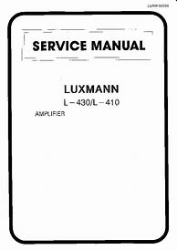 Image result for Luxman L 410