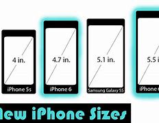 Image result for Ipone 6 vs iPhone 1 2 Size