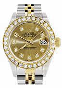 Image result for Rolex Gold Nugget and Diamond Watch