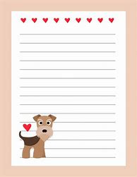 Image result for Dog Writing Paper Printable