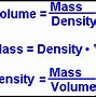 Image result for How to Find Mass by Weight and Volume