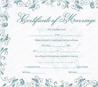Image result for Editable Free Marriage Certificate Templates