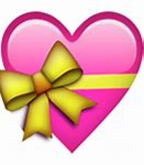 Image result for Pink Heart Ribbon Emoji