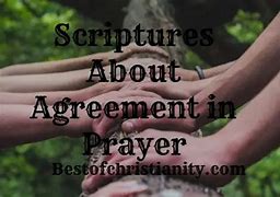 Image result for Agreement Scriptures