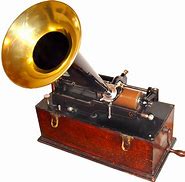 Image result for Old Time Radio with Phonograph