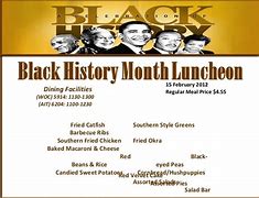 Image result for Black History Month School Lunch Meme