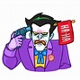 Image result for Batman Joker Animated Card