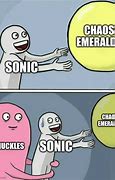 Image result for Knuckles Emeralds Son Meme