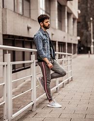 Image result for Denim Joggers