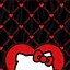 Image result for Red Aesthetic Background Hello Kitty