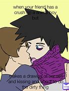 Image result for Kissing Meme Drawing