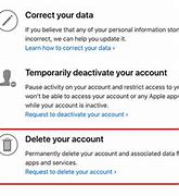 Image result for Delete Apple ID Account