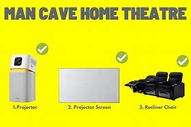 Image result for Home Theater Man Cave