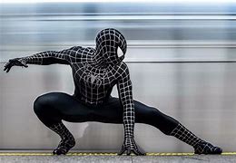 Image result for Black Suit SpiderMan Costume