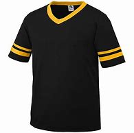 Image result for Black and Gold Rugby Shirt