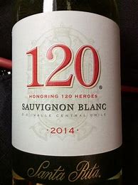 Image result for Vina Santa Rita Sauvignon Blanc 120