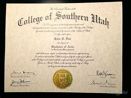 Image result for Fake University Diploma Template