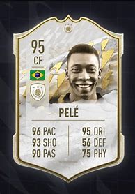 Image result for Pele FIFA Card