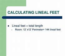 Image result for Lineal Feet