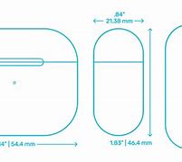 Image result for Dimensions of an AirPod Case