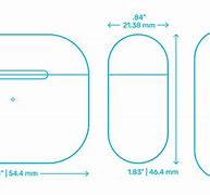Image result for Air Pods Size in Inches