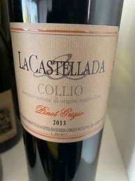 Image result for Castellada Collio Pinot Grigio