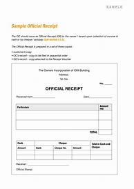 Image result for Document Receipt Form