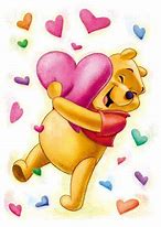 Image result for Winnie the Pooh Holding a H Heart