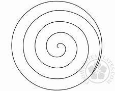 Image result for Pattern for a Spiral Cut for Costumes