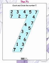 Image result for Circled Number 7