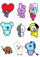 Image result for BT21 Cartoon Stickers