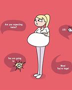 Image result for Funny Pregnant Woman Cartoon