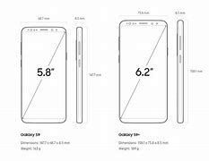Image result for Galaxy S9 Size