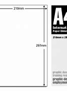 Image result for a4 paper size
