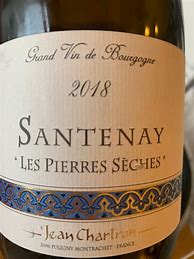 Image result for Jean Chartron Santenay Pierres Seches