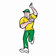 Image result for Cricket Bowler Cartoon