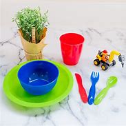 Image result for Plastic Kids Dinner Set