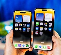Image result for iPhone 14 Pro Max Next the Normal