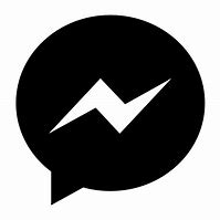 Image result for Messenger Icon Black and White